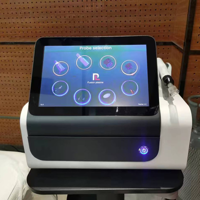 Instrumento de plasma de fusión, instrumento de plasma frío, instrumento de belleza de plasma de fusión de matriz de puntos, apretamiento de la piel, enfoque, reparación de cicatrices y salón de belleza de aclaración de puntos.